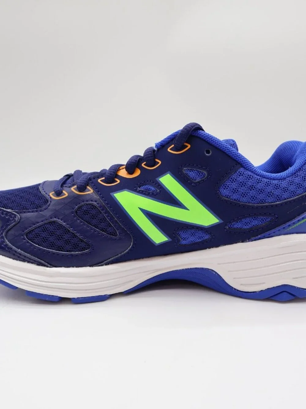 New Balance 680 Kids Running Shoes 4.5 Blue Mesh TechRide KR680BTY